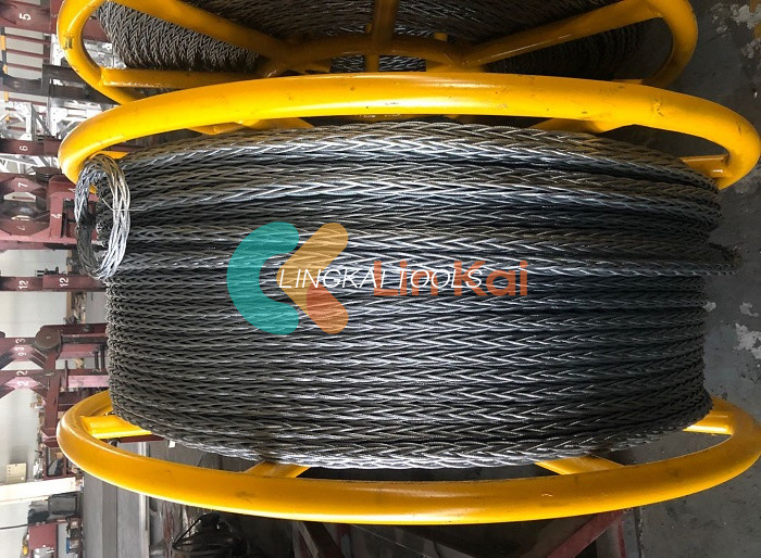 কন্ডাক্টর টানার জন্য শক্তিশালী 12 X 19s অ্যান্টি টুইস্ট স্টিল তারের দড়ি ISO 9001 সার্টিফাইড