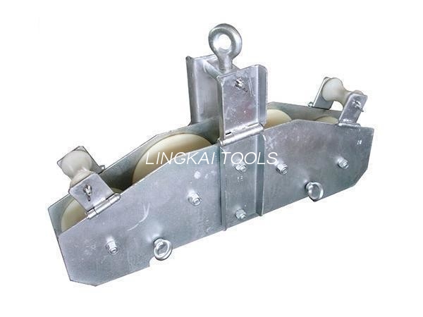 23.5KG Opgw ইনস্টলেশন টুল R570 Bend Raduis 10KN কোয়াড্রেন্ট কেবল ব্লক
