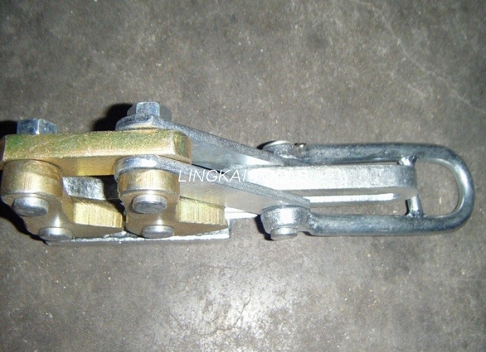 25-50GJ স্টিল স্ট্র্যান্ড টুলস SKDS / 10 KN ডুয়াল ক্যাম আর্থ স্টিল ক্যাবল গ্রিপার
