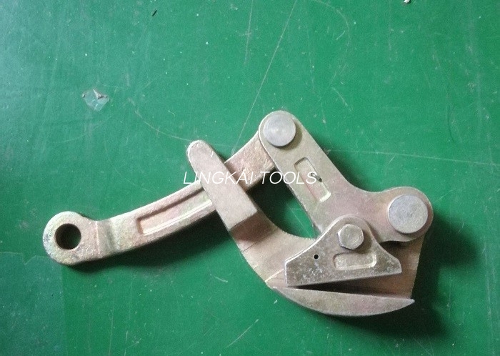 10KN একক ক্যাম ওয়্যার ক্যাবল গ্রিপারস / স্টিল স্ট্র্যান্ডের জন্য আর্থ ওয়্যার গ্রিপার টুল
