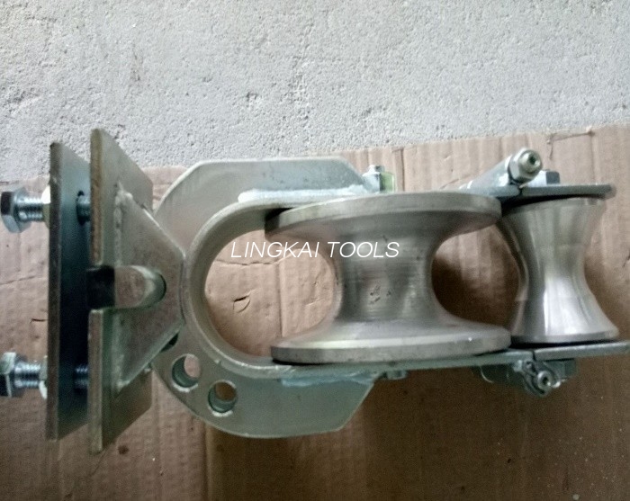 অ্যালুমিনিয়াম শেভ ক্যাবল পুলিং পুলি SHCS-2 20KN থ্রি পারপাস স্ট্রিংিং ব্লক