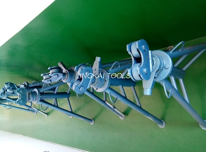 স্ক্রু টাইপ কেবল স্থাপনের সরঞ্জাম, 1 টন 3 টন 5 টন রেটেড লোড সহ ওয়্যার পেঅফ স্ট্যান্ড