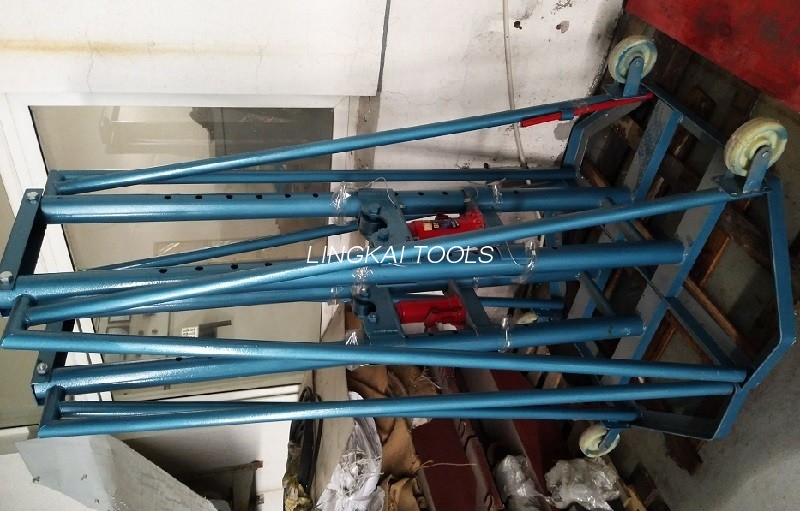 5 টন / 10 টন পেশাদার ওয়্যার রিল স্ট্যান্ড হাই পারফরমেন্স হাইড্রোলিক কেবল ড্রাম স্ট্যান্ড