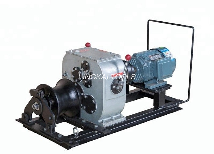 50KN 380V বৈদ্যুতিক তারের পুলি মেশিন / ওয়্যার পুলিং টুলস 3 বছরের ওয়ারেন্টি