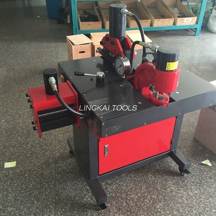 200V 50HZ ভোল্টেজ সহ উচ্চ দক্ষতা হাইড্রোলিক ক্রিমিং টুল বাসবার প্রসেসিং