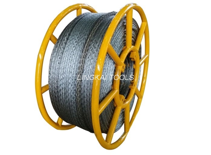 একক কন্ডাক্টর বা ওভহেড Opgw স্ট্রিংিংয়ের জন্য 11mm অ্যান্টি টুইস্ট স্টিল ওয়্যার দড়ি